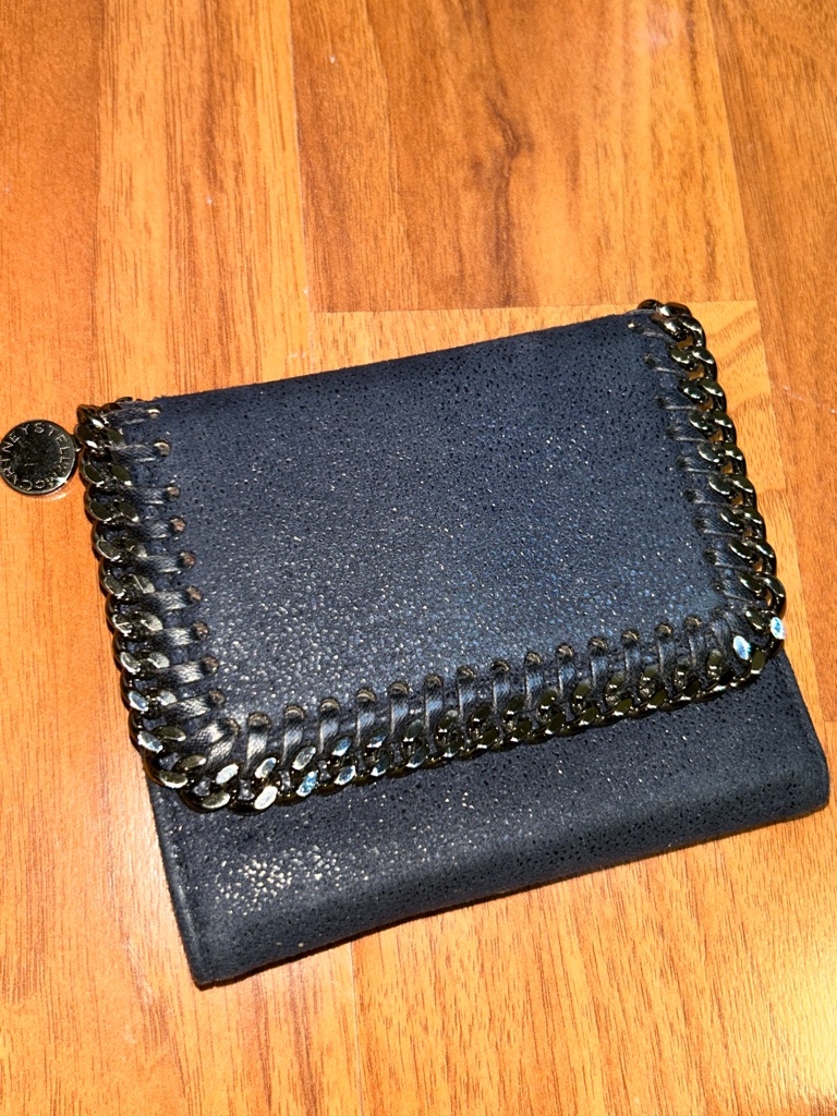 Stella Mccartney Falabella Logo Compact Wallet